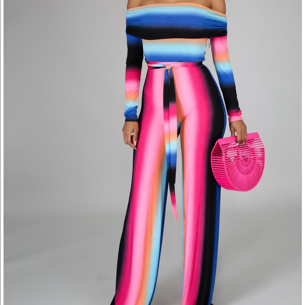 Stripped Jumpsuit